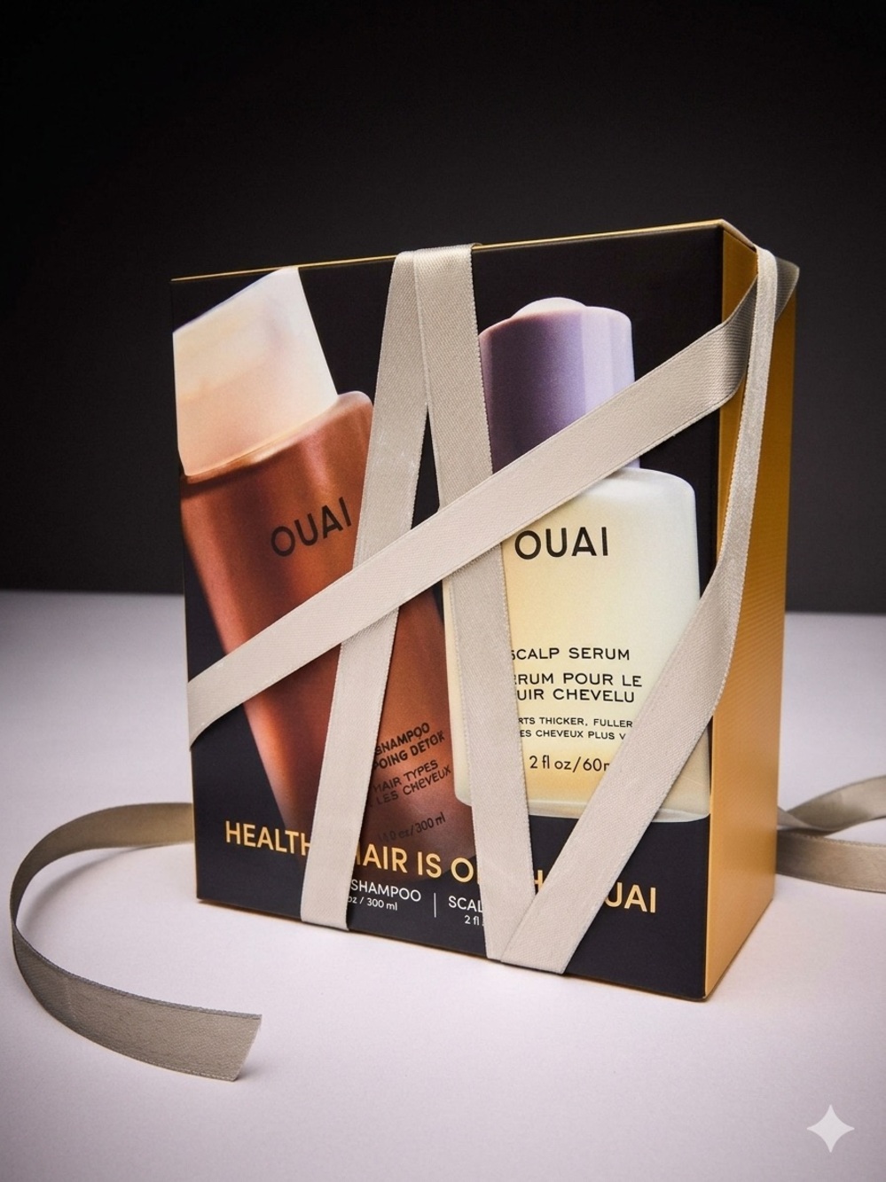 OUAI Healthy Hair Set Full Size Detox Shampoo & Scalp Serum Kit NIB - Picture 5 of 6